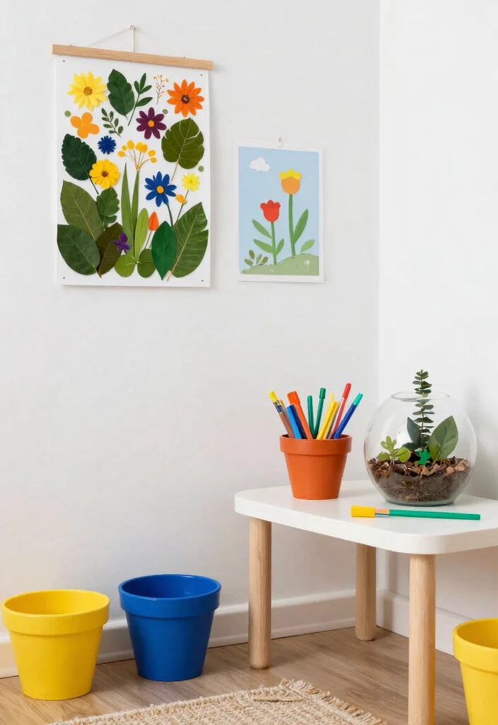 14 Toddler Girl Green Bedroom Ideas With Fresh Nature Vibes - 8. Nature-Inspired DIY Projects