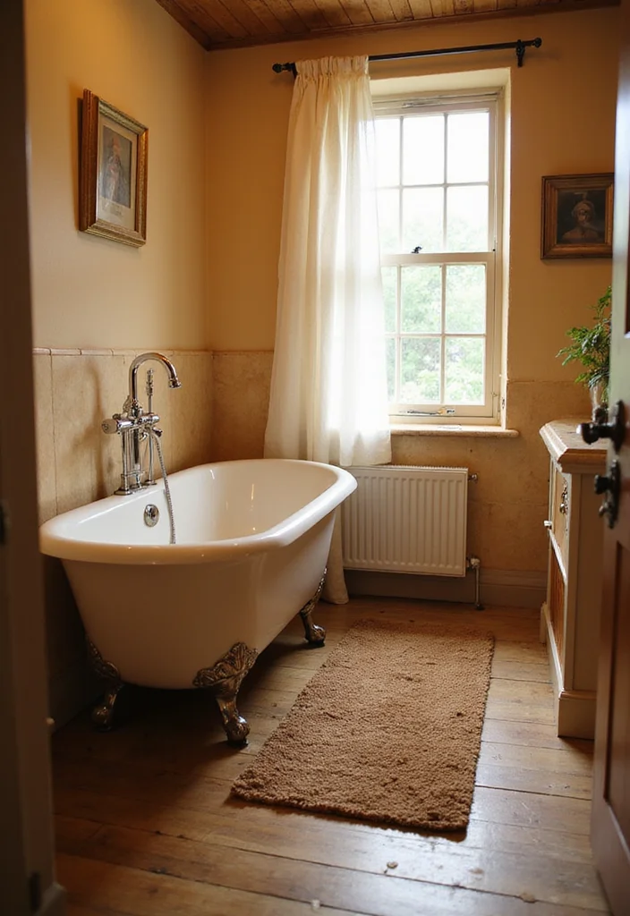 14 Western Bathroom Decor Ideas for a Country Look - 10. Rustic Bath Mats