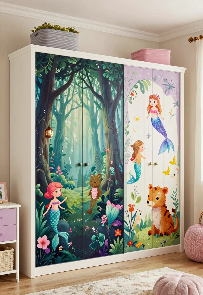 15 Girls Bedroom Closet Door Ideas With Cute Character - Conclusion