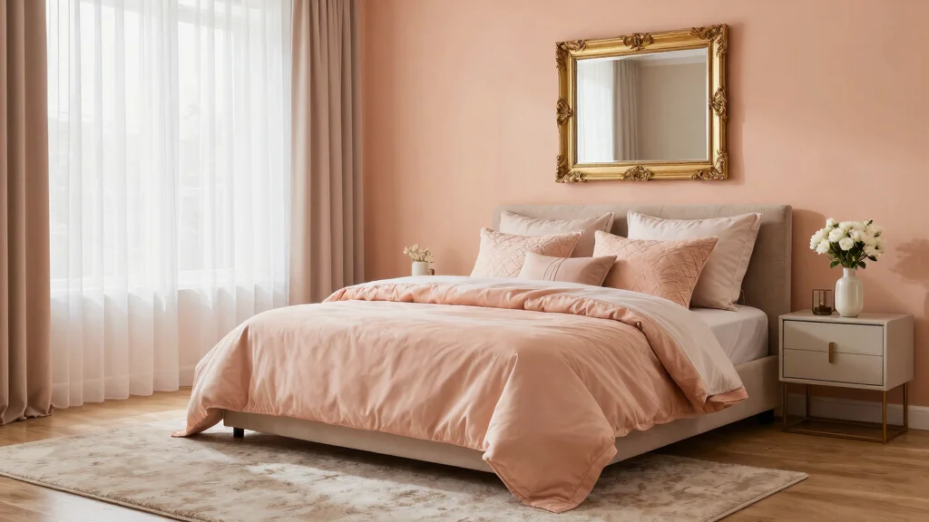 15 Peach Colour Luxury Bedroom Ideas That Feel Sophisticated