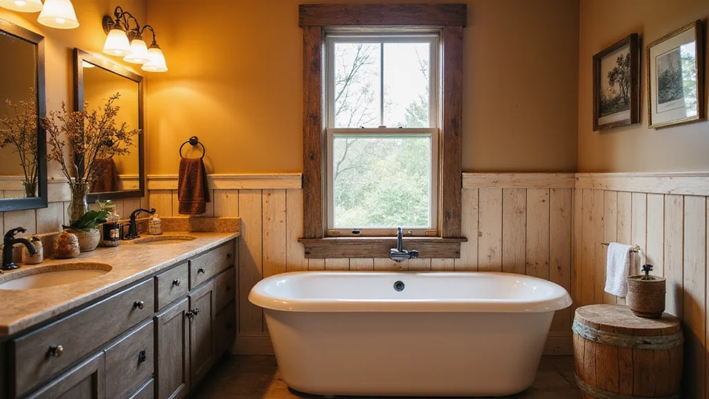 15 Rustic Bathroom Decor Ideas With Warm Charm