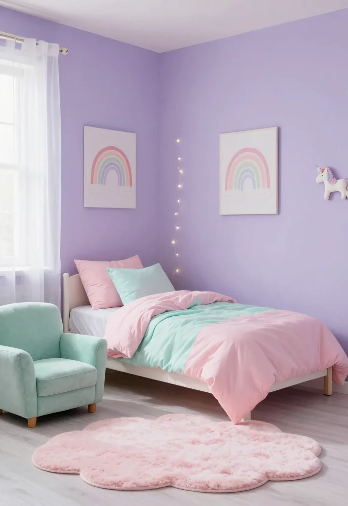 15 Toddler Girl Bloxburg Bedroom Ideas For Cute Builds - 1. Dreamy Pastels