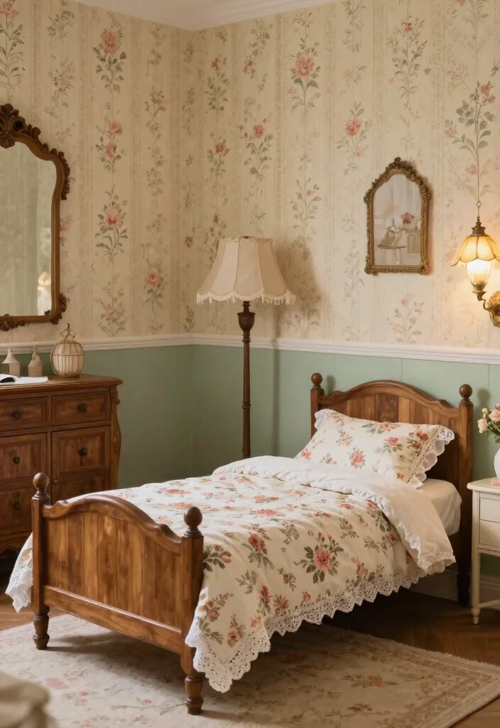 15 Toddler Girl Bloxburg Bedroom Ideas For Cute Builds - 15. Vintage Storybook Charm