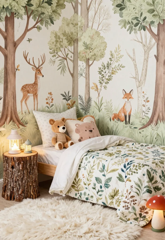 15 Toddler Girl Bloxburg Bedroom Ideas For Cute Builds - 4. Enchanted Woodland