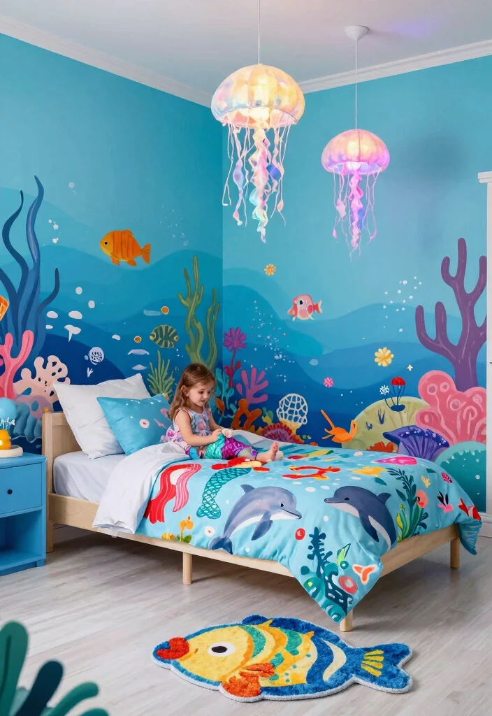 15 Toddler Girl Bloxburg Bedroom Ideas For Cute Builds - 5. Magical Under the Sea