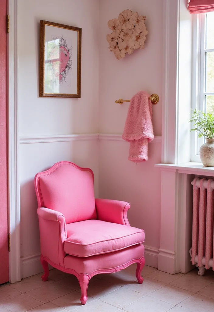 16 Barbie Bathroom Decor Ideas for a Fun Makeover - 16. Sweet Barbie Chair