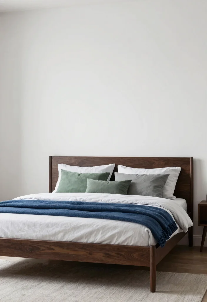 16 Dark Brown Bed Frame Minimalist Bedroom Ideas With Clean Aesthetic - 8. Finding the Right Color Palette