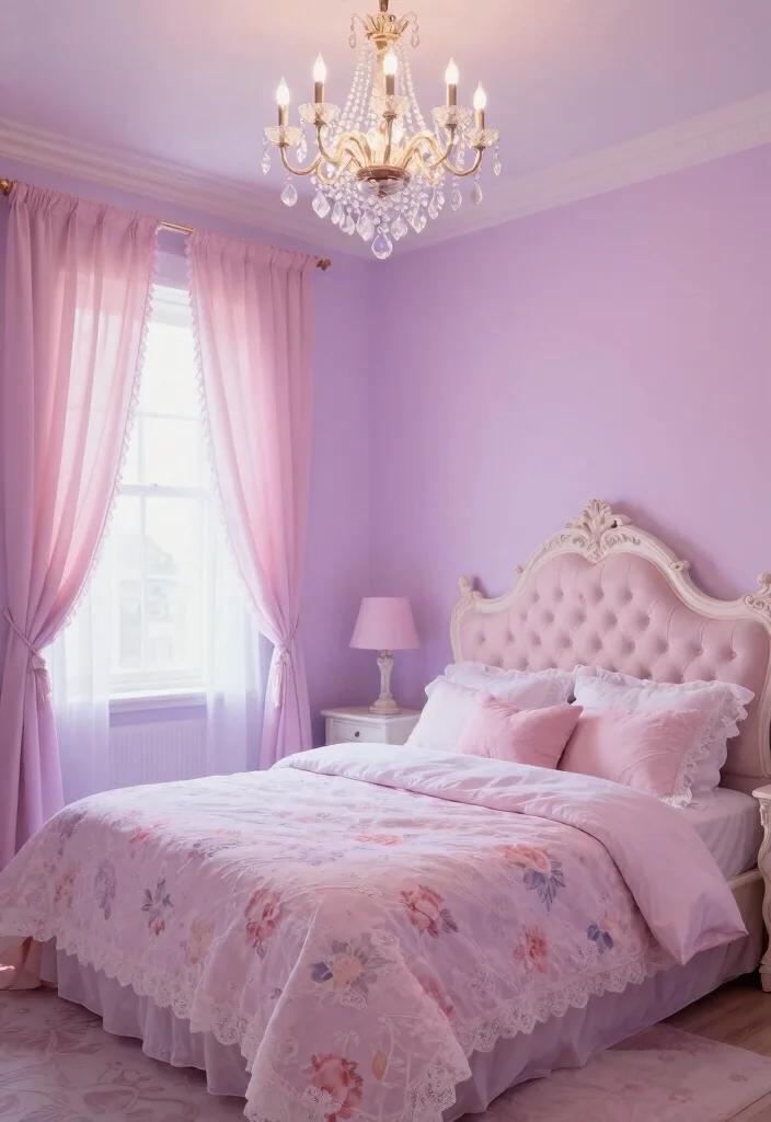16 Disney Princess Bedroom Ideas For Adults With Magical Elegance - 9. Aurora's Dreamy Sanctuary