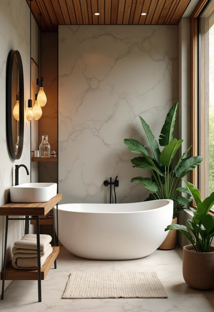 16 Luxury Small Bathroom Ideas Worth Saving - 2. Spa-Like Touches