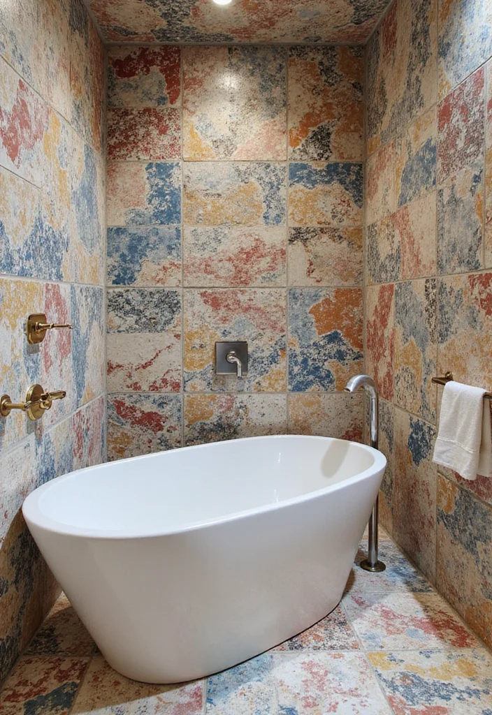 16 Marble Bathroom Tile Ideas for Luxury Looks - 3. Marble Mosaic Tile Patterns