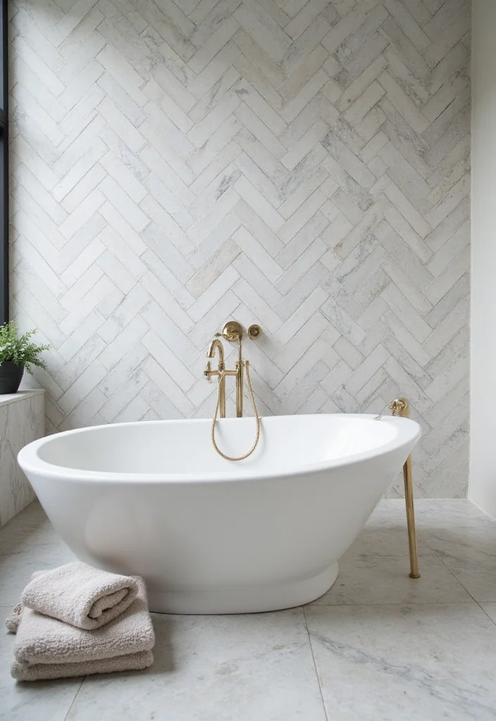 16 Marble Bathroom Tile Ideas for Luxury Looks - 8. Marble Tile Backsplash Ideas