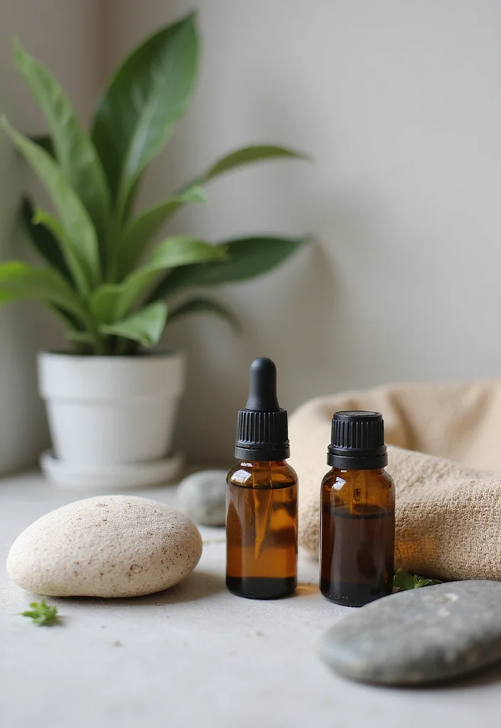 16 Natural Bathroom Decor Ideas for a Calming Space - 10. Natural Essential Oils