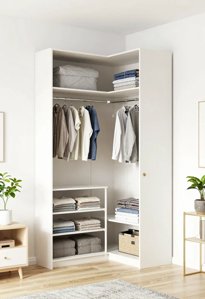 16 Single Door Closet Ideas For Small Bedrooms - 7. Creative Use of Space