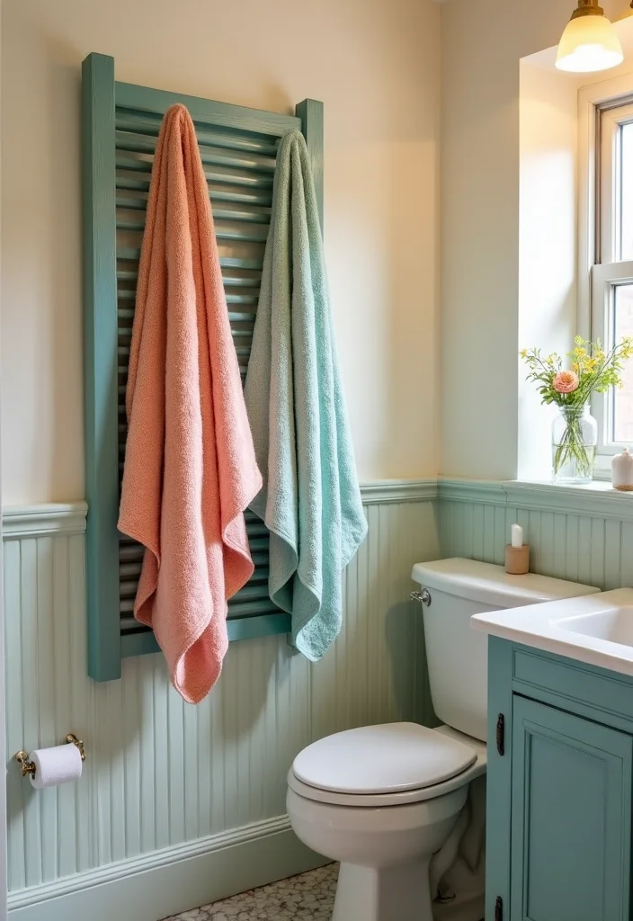 16 Small Bathroom Storage Ideas That Maximize Space - 11. Elegant Wall-Mounted Towel Racks
