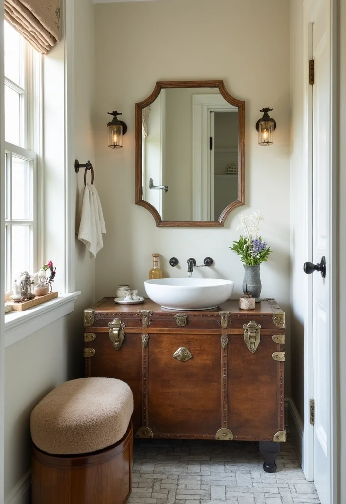 16 Small Bathroom Storage Ideas That Maximize Space - 14. Multi-Functional Furniture Pieces