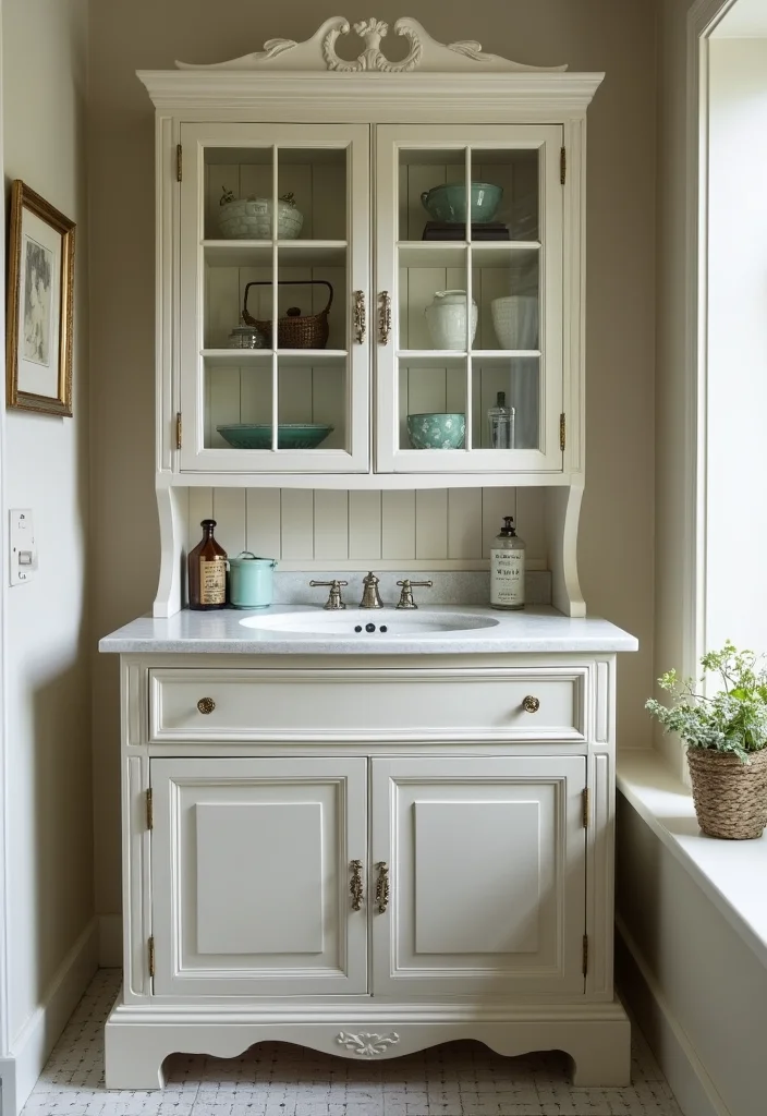 16 Small Bathroom Storage Ideas That Maximize Space - 5. Wall-Mounted Cabinets for Maximum Functionality