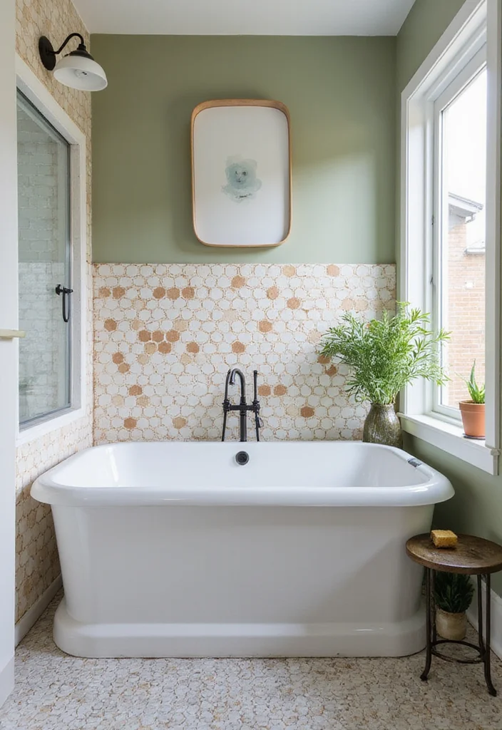 16 Subway Tile Bathroom Designs for Any Style - 7. Subway Tile Accents and Backsplashes
