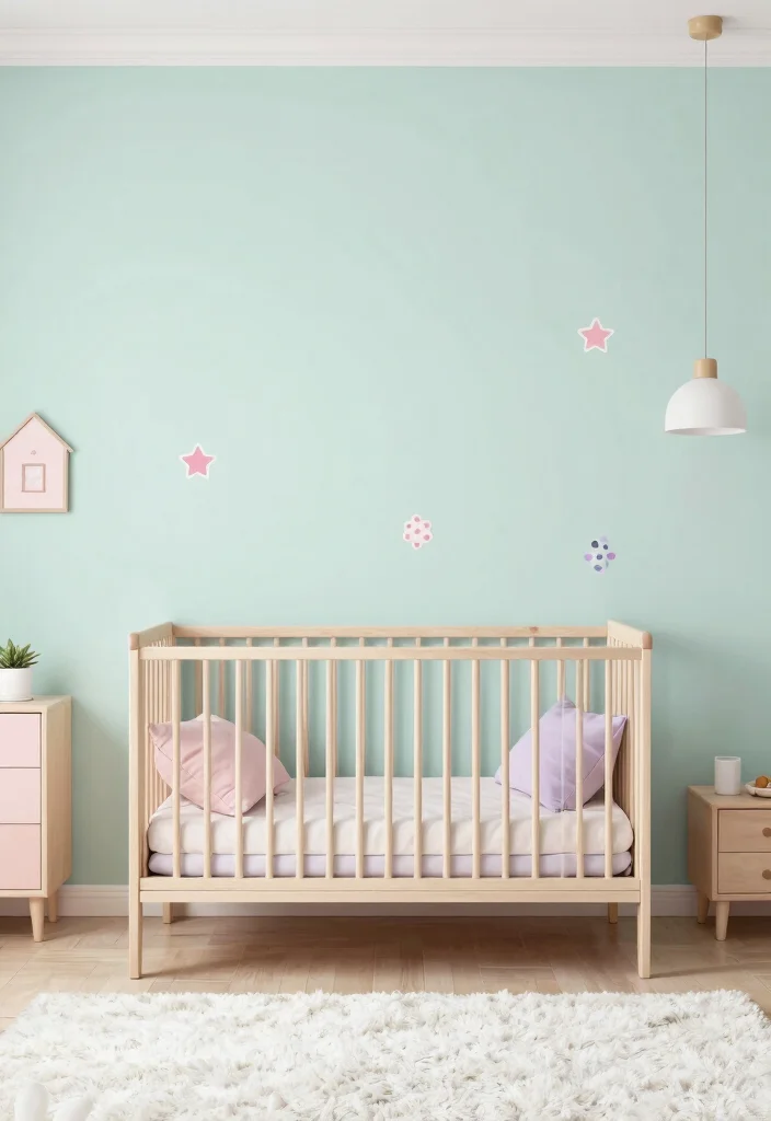 16 Toddler Girl Modern Bedroom Ideas With Clean Lines - 1. Soft Pastel Paradise
