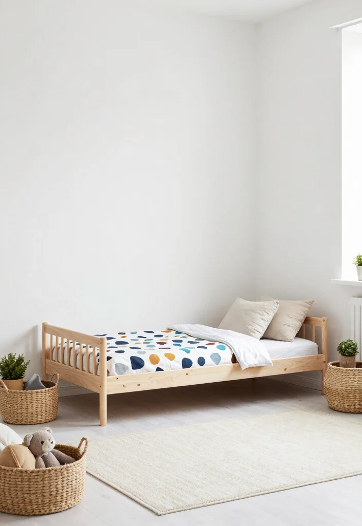 16 Toddler Girl Modern Bedroom Ideas With Clean Lines - 2. Scandinavian Simplicity