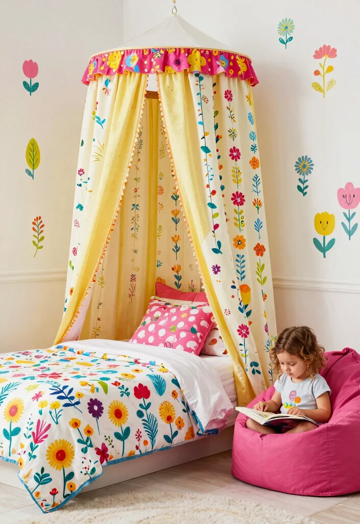 16 Toddler Girl Modern Bedroom Ideas With Clean Lines - 6. Playful Patterns Abound