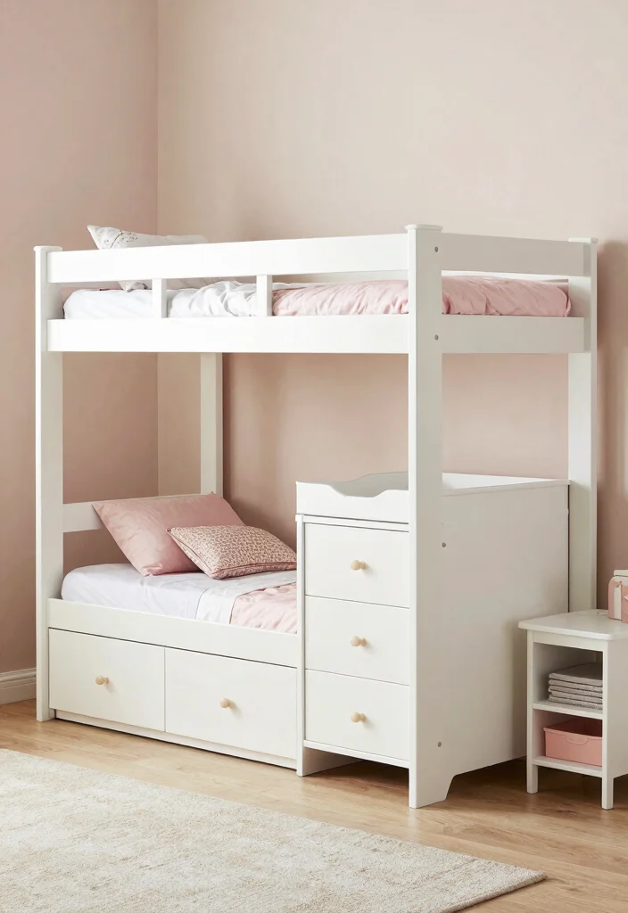 16 Toddler Girl Modern Bedroom Ideas With Clean Lines - 8. Functional Furniture