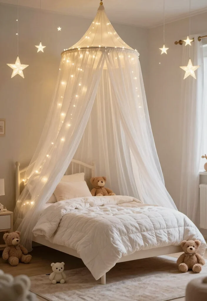 16 Toddler Girl Purple Bedroom Ideas With Magical Charm - 4. Enchanted Canopy Beds