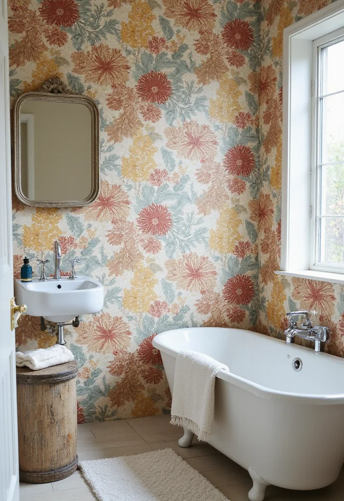 16 Toilet Decor Ideas to Refresh Your Bathroom - 13. Eco-Friendly Wallpaper