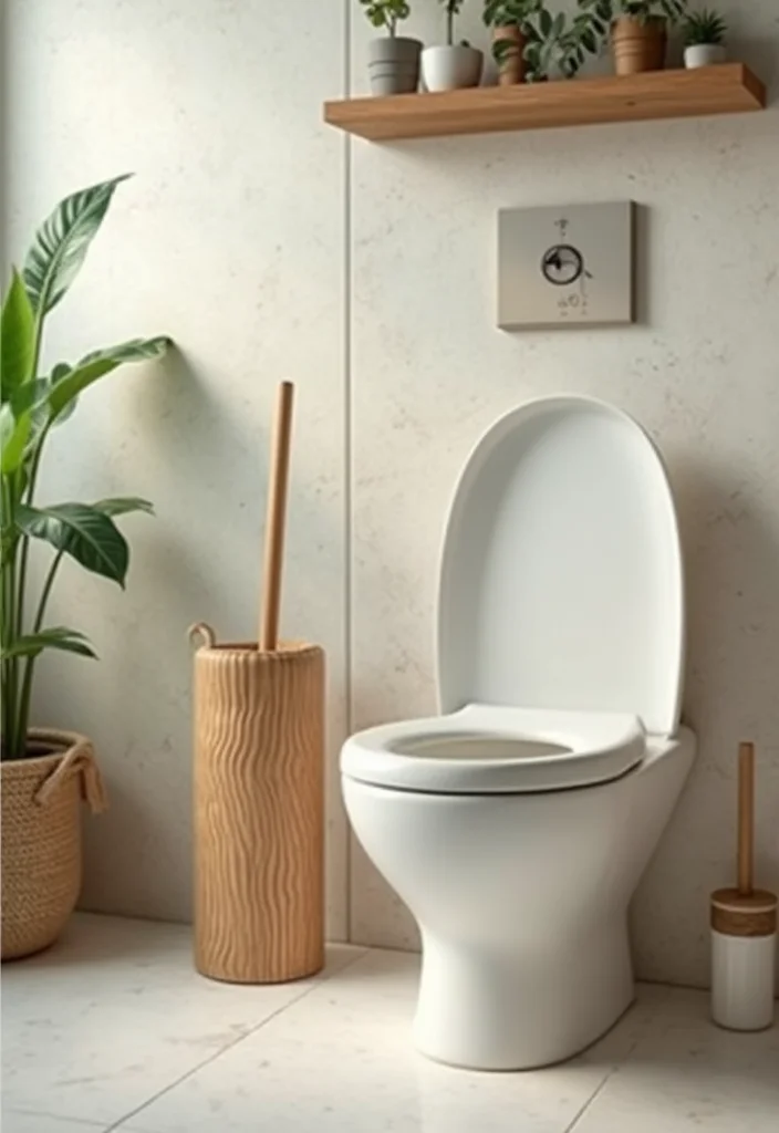 16 Toilet Decor Ideas to Refresh Your Bathroom - 2. Biodegradable Toilet Brush