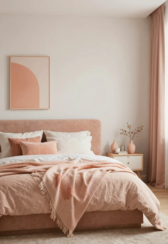 17 Peach Colour Modern Bedroom Ideas With Fresh Warm Style - Conclusion