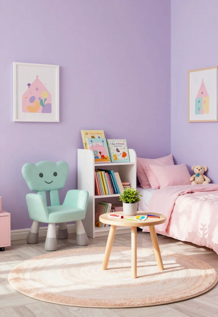 17 Toddler Girl Minimalist Bedroom Ideas With Calm Simplicity - 1. Soft Pastel Color Schemes
