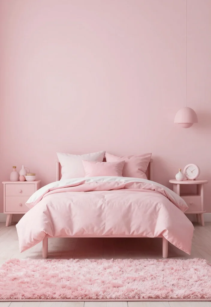 17 Toddler Girl Minimalist Bedroom Ideas With Calm Simplicity - 14. Monochromatic Theme