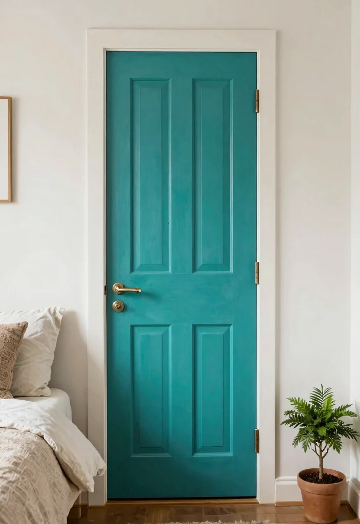 17 Unique Bedroom Closet Door Ideas That Stand Out - 1. Vintage Door Makeover
