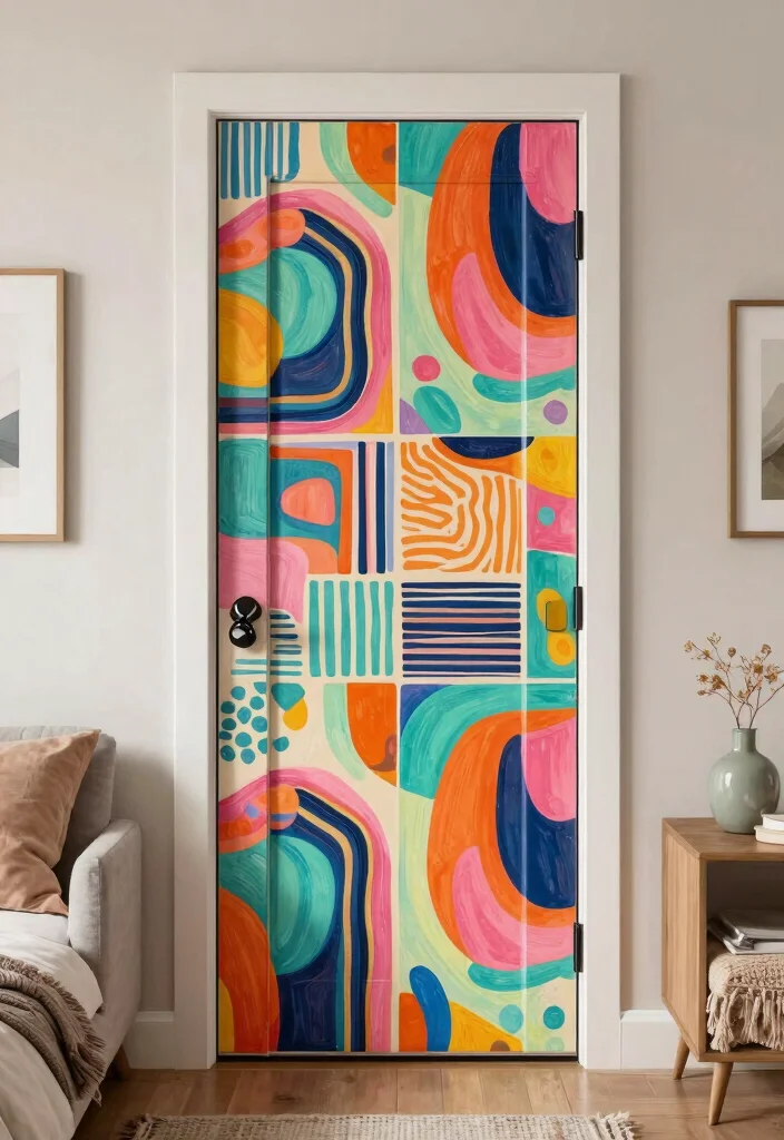17 Unique Bedroom Closet Door Ideas That Stand Out - 17. Custom Artwork Doors