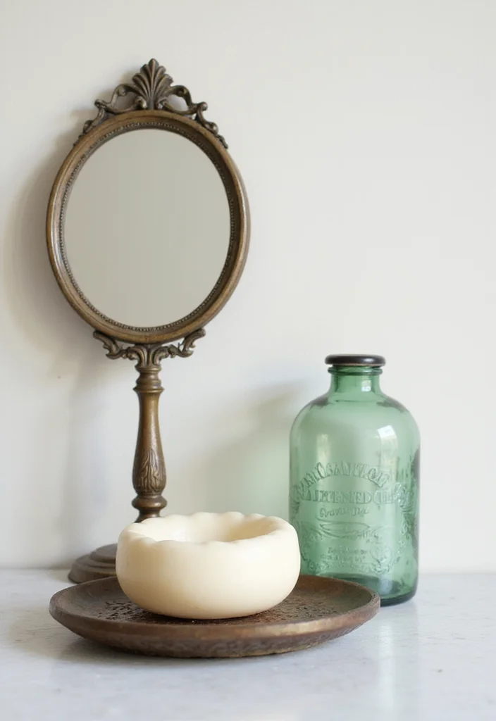 18 Bathroom Styling Accessories That Elevate Your Space - 10. Vintage Finds