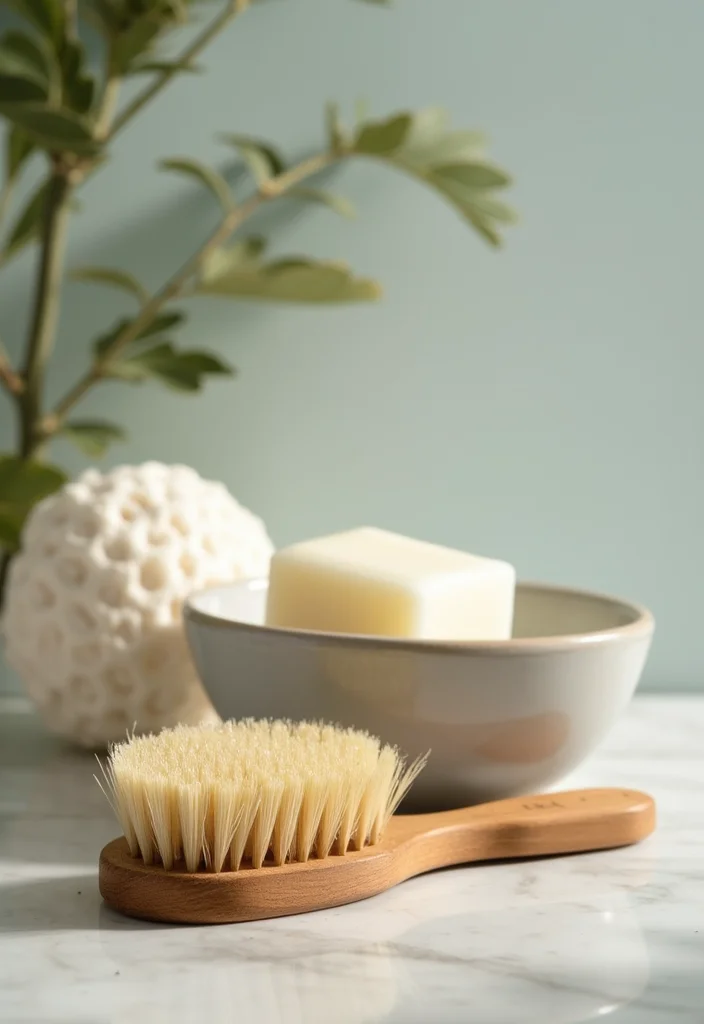 18 Bathroom Styling Accessories That Elevate Your Space - 16. Natural Bristle Bath Brushes