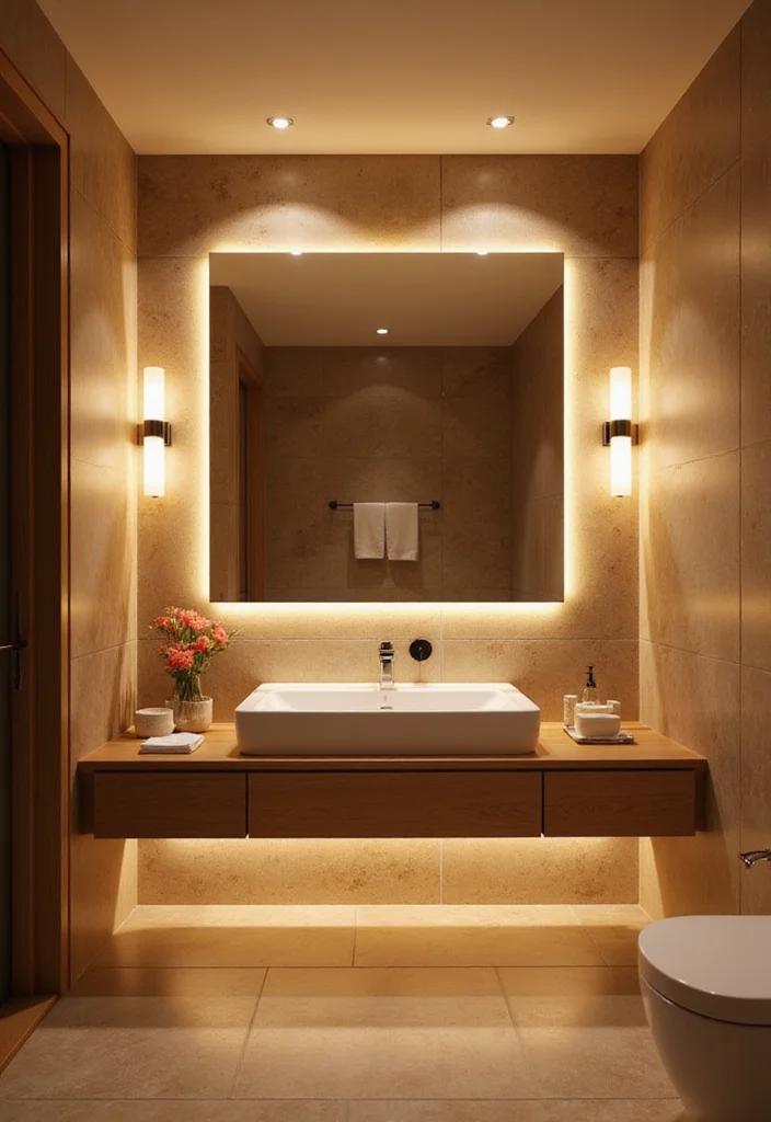 18 Bathroom Styling Accessories That Elevate Your Space - 17. Soft Lighting Fixtures