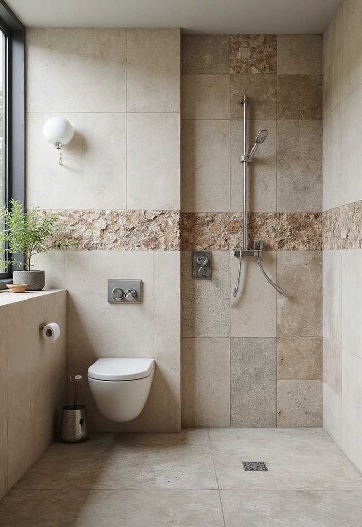 18 Bathroom Tile Ideas for Showers - 14. Eco-Friendly Tiles