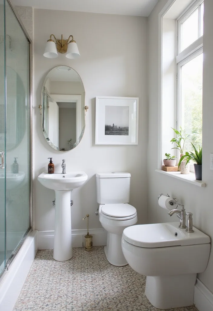 18 Beautiful Tile Bathroom Ideas for a Stunning Look - 11. Modernized Vintage Styles