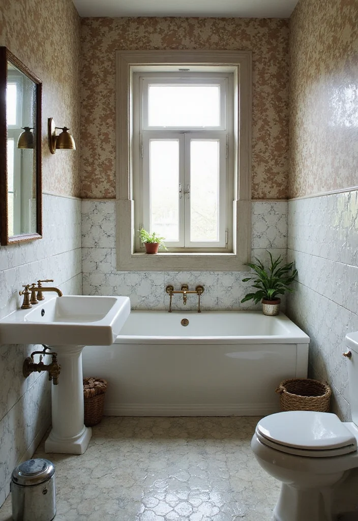 18 Beautiful Tile Bathroom Ideas for a Stunning Look - 7. Geometric Patterns