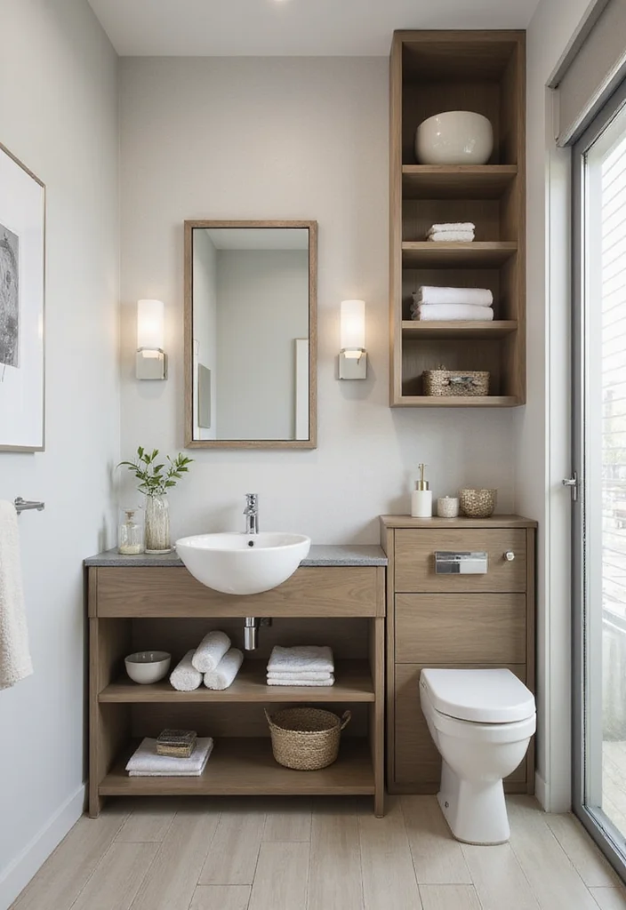 18 Modern Bathroom Vanity Ideas for Sleek Spaces - 8. Compact Vanities for Smaller Spaces