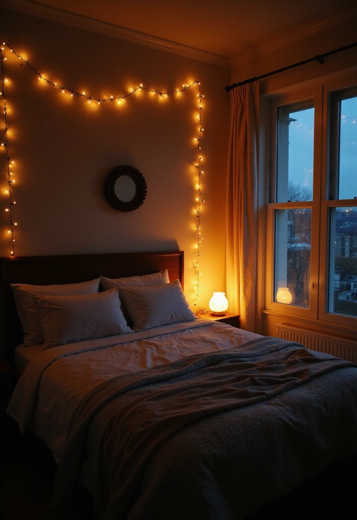 25 A-Frame Bedroom Ideas That Bring Cozy Cabin Vibes Indoors - 11. Soft Ambient Lighting