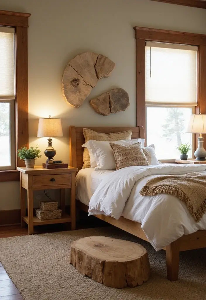 25 A-Frame Bedroom Ideas That Bring Cozy Cabin Vibes Indoors - 23. Natural Wood Accents