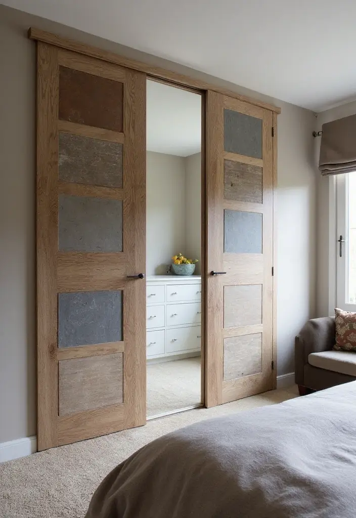 25 Bedroom Closet Door Ideas That Combine Function and Flair - 25. Customizable Modular Doors