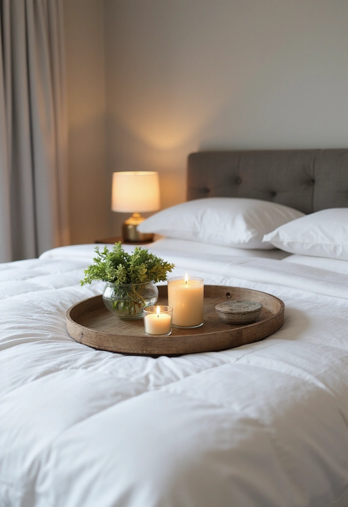 25 Bedroom Decoration Ideas for Couples That Feel Luxurious Yet Cozy - Artistic Bed Trays