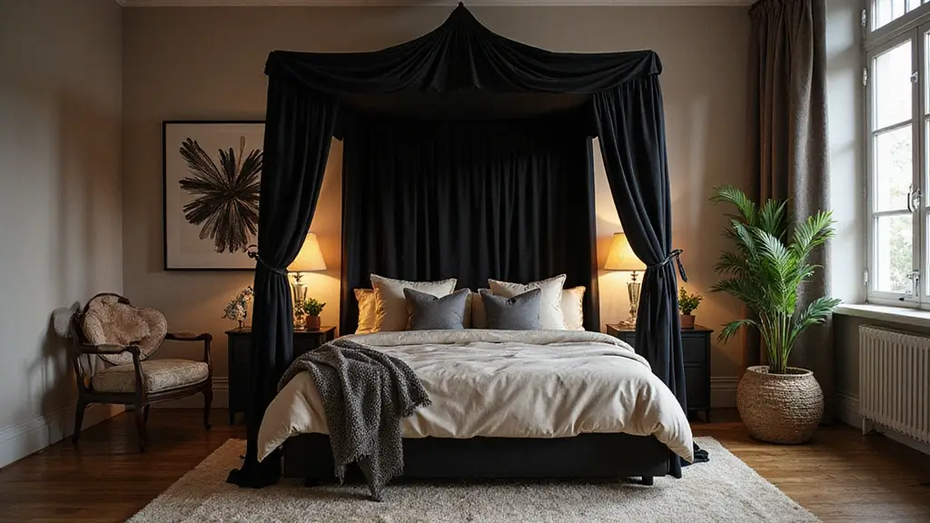 25 Black Canopy Bedroom Ideas That Add Drama and Elegance