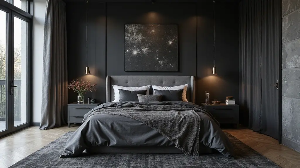 25 Black and Silver Bedroom Ideas That Feel Glamorous & Modern