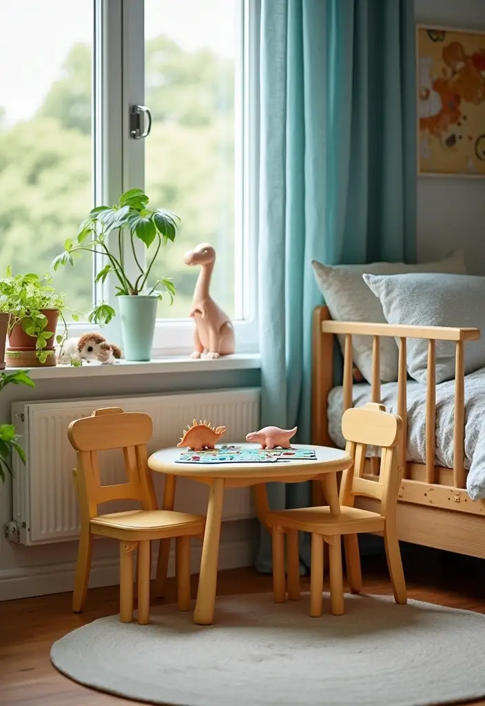 25 Boys Dinosaur Bedroom Ideas for a Roaring Good Time - 14. Dino Puzzle or Activity Area