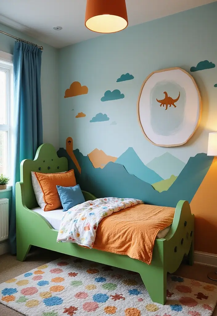 25 Boys Dinosaur Bedroom Ideas for a Roaring Good Time - 9. Dinosaur-Themed Furniture