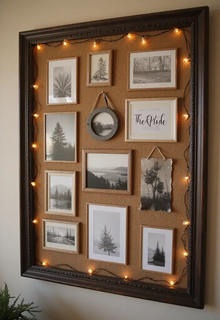 25 Bulletin Board Ideas Bedroom That Keep You Inspired Daily - 12. The Layered Artwork Display