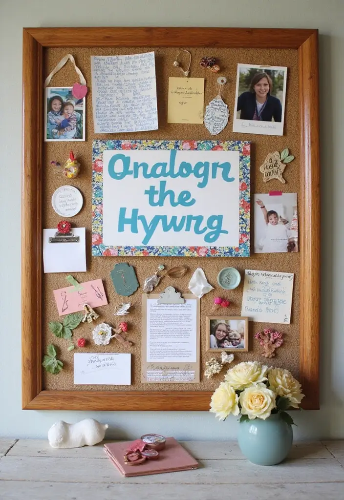 25 Bulletin Board Ideas Bedroom That Keep You Inspired Daily - 18. The Friendship Board